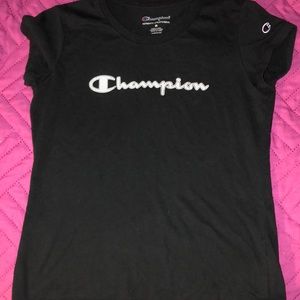 Black champion shirt